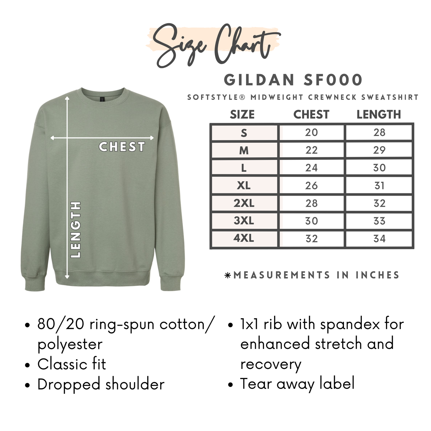 Adult Embroidered Sweatshirt with Side Detail