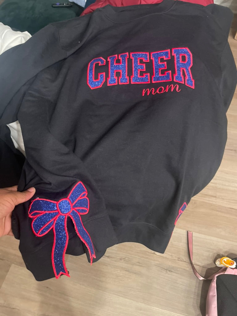 Adult Embroidered Sweatshirt with Side Detail