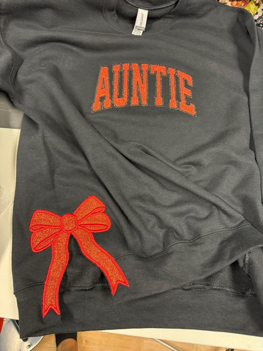 Adult Embroidered Sweatshirt with Side Detail