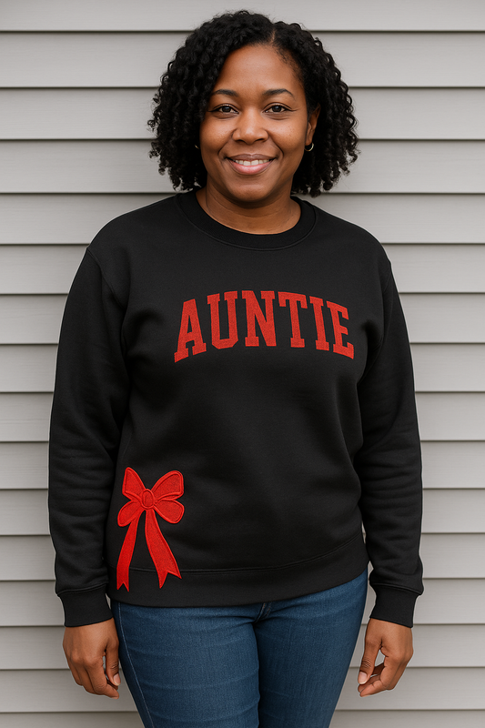 Adult Embroidered Sweatshirt with Side Detail