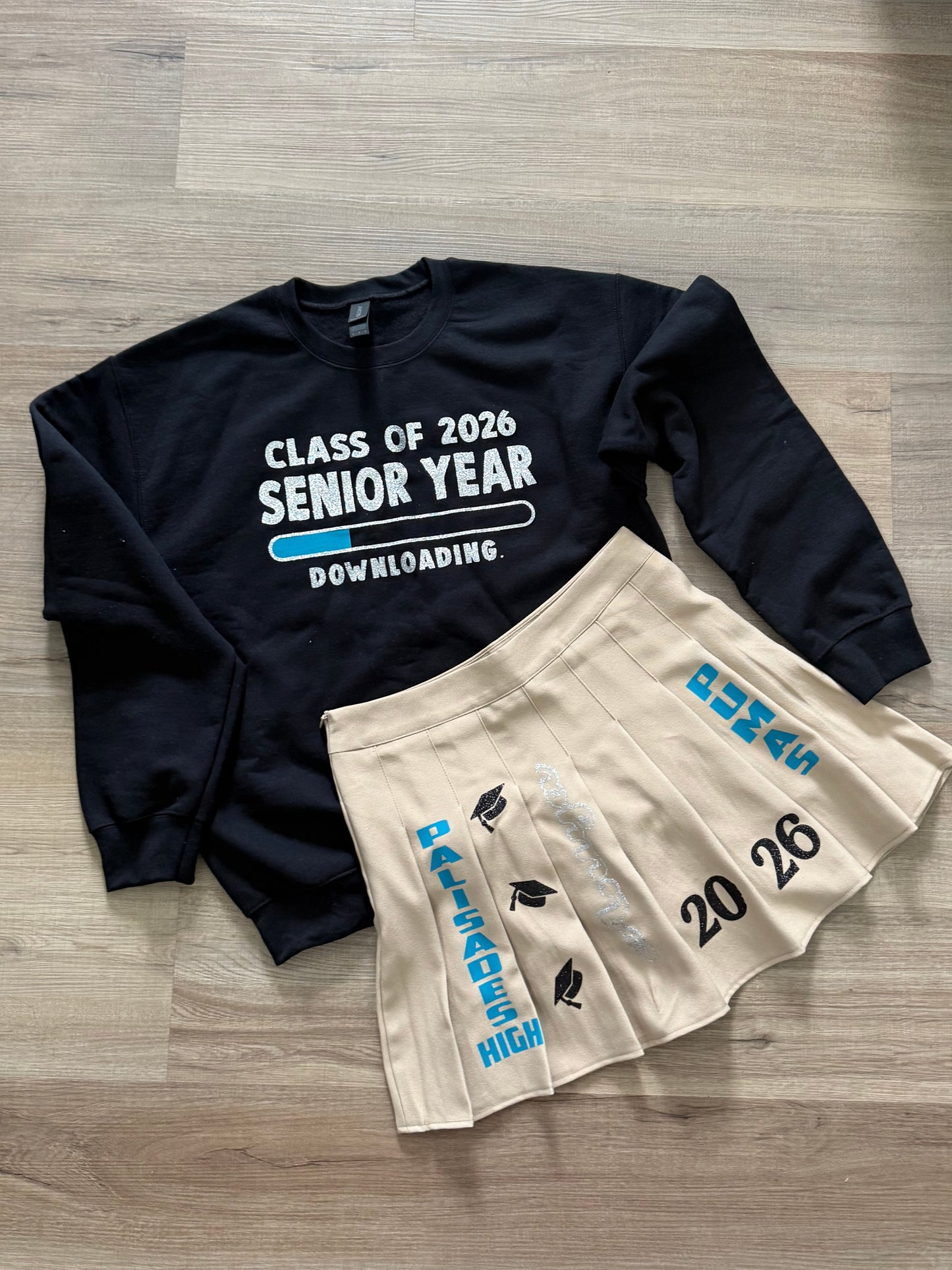 Senior Sweatshirt & Skirt Outfit