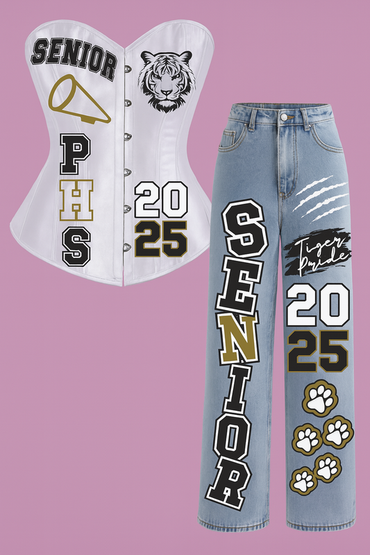 Senior Corset & Jeans Outfit